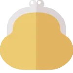 Gamaguchi Wallet SVG Icon
